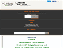 Tablet Screenshot of hampshire-waspcontrol.co.uk